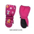 thumbnail image 2 of Cateissary 6 pares de manoplas para niños, guantes impermeables de invierno para niños, dibujos animados, copo de nieve, conejo, equipo Type3 NO3, 2 of 6