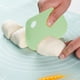 thumbnail image 5 of Dough Scraper Flexible Silicone | Standable Baking Tool for Cutting & Spreading | Durable Non-Stick Kitchen Utensil | Multi-Use Cream & Dough Spatula | 1 Pc | 12.5x8.5x0.5cm | Green Red Gray, 5 of 6