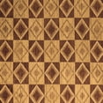 thumbnail image 1 of Ahgly Company Indoor Square Abstract Brown Modern Area Rugs, 8' Square, 1 of 4