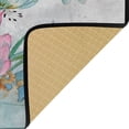 thumbnail image 5 of SKYSONIC Watercolor Lotus Dragonfly Kitchen Mats Washable Long Floor Runner Rug Non-Slip Fatigue Area Rugs Floral Leaf Absorbent Doormat Cushioned for Farmhouse Home Bath Indoor Outdoor Decor 39x20 in, 5 of 7