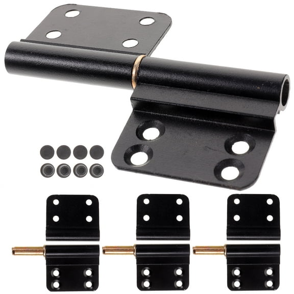 4 Pcs Lift off Hinge Closing Door Hinge Removable Hinges 9.5X3.9X1.1CM Black