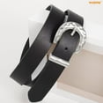 thumbnail image 4 of WHIPPY Leather Belt for Women Black Ladies Leather Belts for Jeans Dresses, 4 of 7