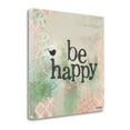 thumbnail image 1 of Tangletown Art, 20 x 20 "Be Happy - Pink " by Katie Doucette, Gallery Wrap Canva, 1 of 2