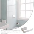 thumbnail image 3 of Stainless Steel Hanger Square Household Stand Rack Rustproof Paper Holder Smooth Surface Strong Bearing Capacity Tissue Towel Silver, 3 of 8