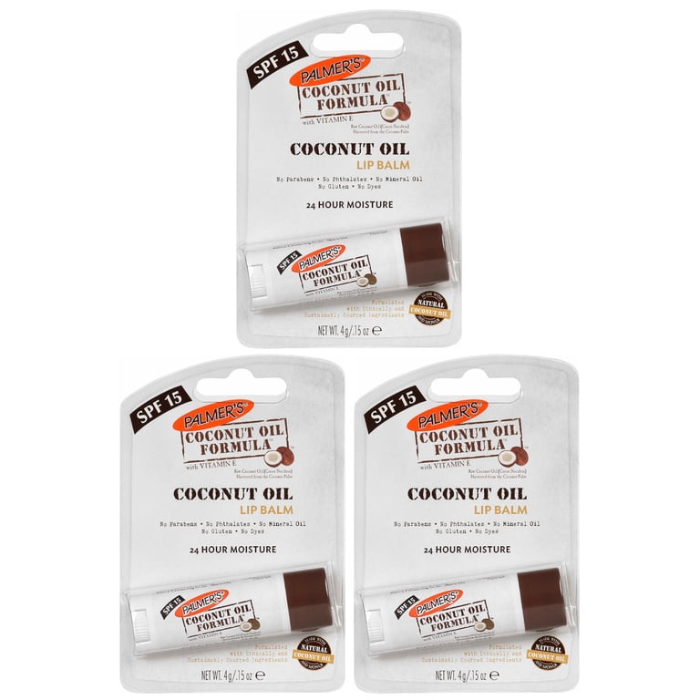 palmer'c coconut oil lip balm ingredients Palmer's Formula with Vitamin E (3 Pack) Palmer's Coconut Oil Lip Balm