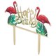 thumbnail image 4 of Kawaii Flamingos Cake Topper Acrylic Birthday Cake Insert Party Decoration Supplies, 4 of 4