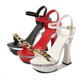 thumbnail image 6 of Ladies Sexy 14cm Heels Platform sandals with Metal Chain 10365 Series Non-slip Thick-soled Sexy Shoes Sandals Women LFD, 6 of 7