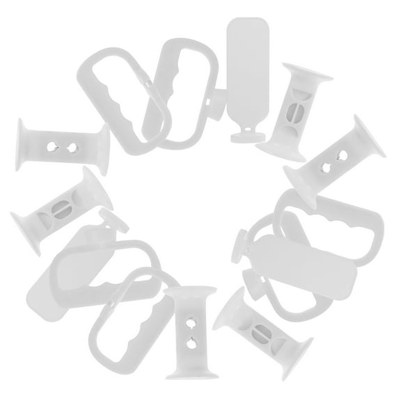 UPGRATOR White Cheerleading Pom Poms Handle 25Pack for Boosting Team Spirit Events