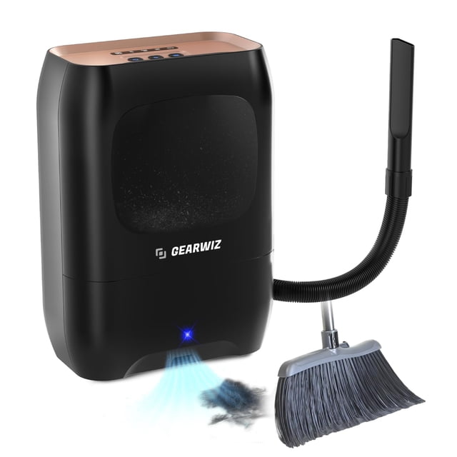Recogedor automático GEARWIZ de 1500 W: recogedor manos libres, recogedor sin contacto, recogedor eléctrico con boquilla, recogedor multimodo para suelos, para uso profesional.