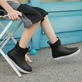 thumbnail image 5 of Lcamaw Kids Rain Boots Waterproof Rubber Boots Boys Girls Non-Slip High-Performance Ankle Deck Boot Traction Child Mud Booties for Boating, Camping, Farming & Outdoor Garden School Play Footwear, 5 of 7