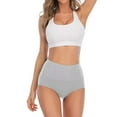 thumbnail image 5 of Hbhpov Women High Waist Briefs Strechy Cotton Underwear, 6 Pack, Size S-3XL, 5 of 6