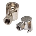 thumbnail image 2 of SENRISE Female Thread Dia Flat Button Type Metal Grease Nipple Coupler 16mm/22mm Silver Tone Universal, 2 of 5