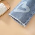thumbnail image 5 of Taybagh Baby Girl Outfits Graphic Toddler Girl Clothes with Tank Tops Love Hearts Printed Jeans Kids Denim Outfits, 5 of 9