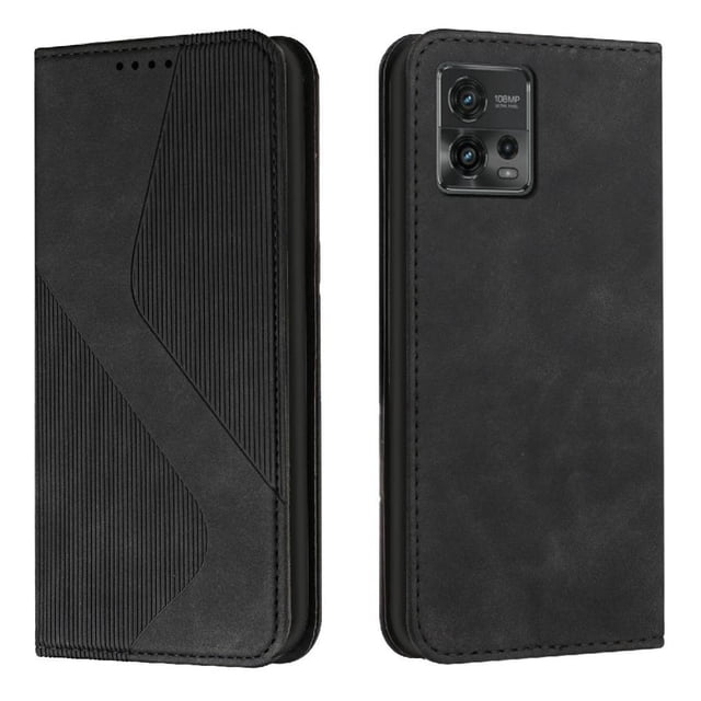 Case for Motorola Moto G72 Card Slots Holder Wallet Kickstand Folio Flip PU Leather Magnetic
