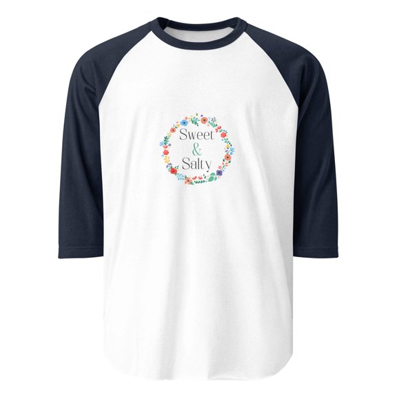 Sweet Salty | 3/4 Sleeve Raglan Shirt