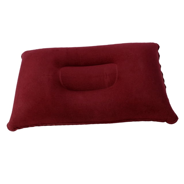 Almohada inflable para exteriores Sunnimix 11 piezas Vino rojo