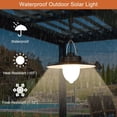 thumbnail image 5 of Lámpara Solar Exterior con Control Remoto, Lámpara Colgante Solar de 3 Modos 30LumtenD 5 Brillo, Lámpara Colgante Solar con Sensor de Movimiento, Lámpara Colgante de Jardín Solar Impermeable, Lumten, 5 of 5