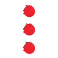 thumbnail image 1 of Guardoinrt 1/2/3/5 Indulge In Comfort And Durability Of Round Chair Cushion Soft And Comfortable bright red 3PCS, 1 of 6