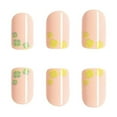 thumbnail image 5 of 24 Pcs St. Patrick's Day Short Square Press on Nails French Fake Nails with Cute Lucky Shamrock Designs Glossy Full Cover False Nails Stick on Nails for Women Acrylic Nails Style 19 24 Fl Oz (Pack, 5 of 5