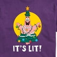 thumbnail image 2 of SpongeBob SquarePants - Patrick Christmas Tree It's Lit - Men's Short Sleeve Graphic T-Shirt, 2 of 5