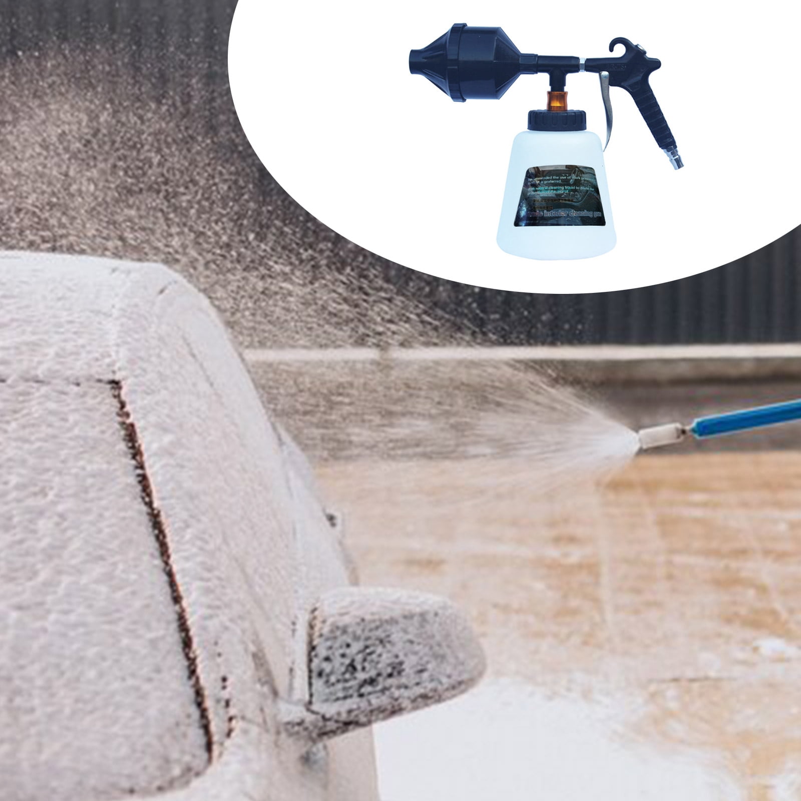 Foam Sprayer 1L Heavy Duty Rust Resistant Design For Pressure Washers Ideal For Automotive Motorcycle Motorhomes Washing
