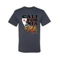 thumbnail image 2 of Wild Bobby, California Republic Cali Bear Pop Culture Men's Graphic T-Shirt, Vintage Heather Navy, 4XL, 2 of 3
