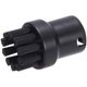 thumbnail image 3 of Paquete de 4 cepillos de limpieza redondos de repuesto para limpiador de vapor Karcher SC1 SC2 SC3 SC4 SC5 SC7 (negro) Ormromra WLJ-3778, 3 of 3