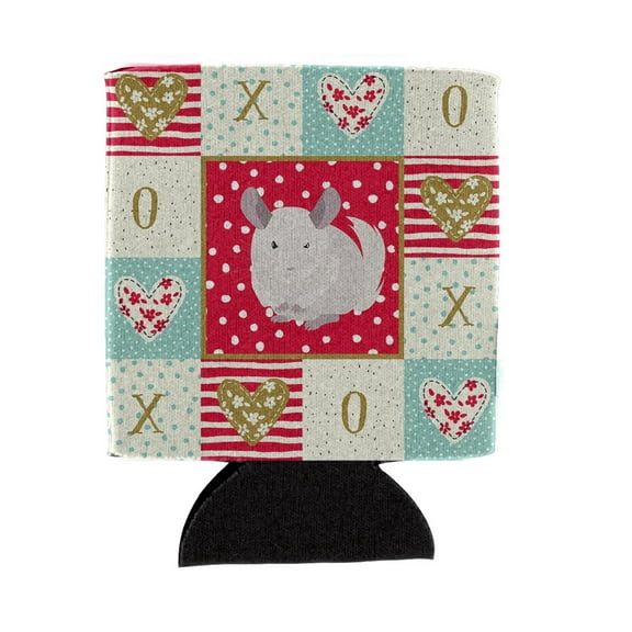 Carolines Treasures CK5425CC White Dominant Chinchilla Love Can or Bottle Hugger Can Hugger multicolor