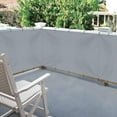thumbnail image 4 of COVERS&ALLPrivacy Screen Fence Heavy Duty with Grommets Waterproof 18 Oz - Custom Screen Fence UV & Weather Resistant for Outdoor Porch, Balcony, Garden, Backyard, Swimming Pool (4' x 10', Grey), 4 of 7