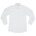 thumbnail image 2 of Paul Bernado Boy's 2200RG Long Sleeve Pique Design Dress Shirt - White - 14, 2 of 5