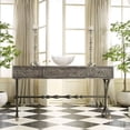 thumbnail image 2 of Beaumont Lane 3-Drawer Console Table in Weathered Gray, 2 of 3