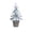 White, variant on Mini Snow Christmas Tree Artificial Tabletop, Small Pine Tree for Desk Bedroom Home, Xmas Holiday Party Decor Supplies for Table Display
