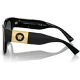 thumbnail image 2 of Versace VE 4437U Plastic Womens Square Polarized Sunglasses Black 54mm Adult, 2 of 5