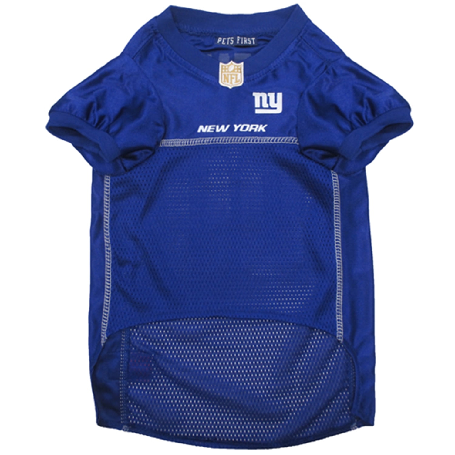 Pets First NFL New York GiantsLicensed Mesh Jersey for Dogs and Cats - Extra Small