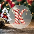 thumbnail image 3 of Beollynier 26 Letter Acrylic Ornaments A-Z Alphabet Christmas Tree Decor with Candy Cane Pattern for Personalized Spelling DIY Home Party Decoration, 3 of 6