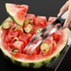 thumbnail image 4 of Herramienta cortadora de sandía de acero inoxidable - Cortadora de frutas fácil para cubos perfectos, picnics y ensaladas de verano, 4 of 8