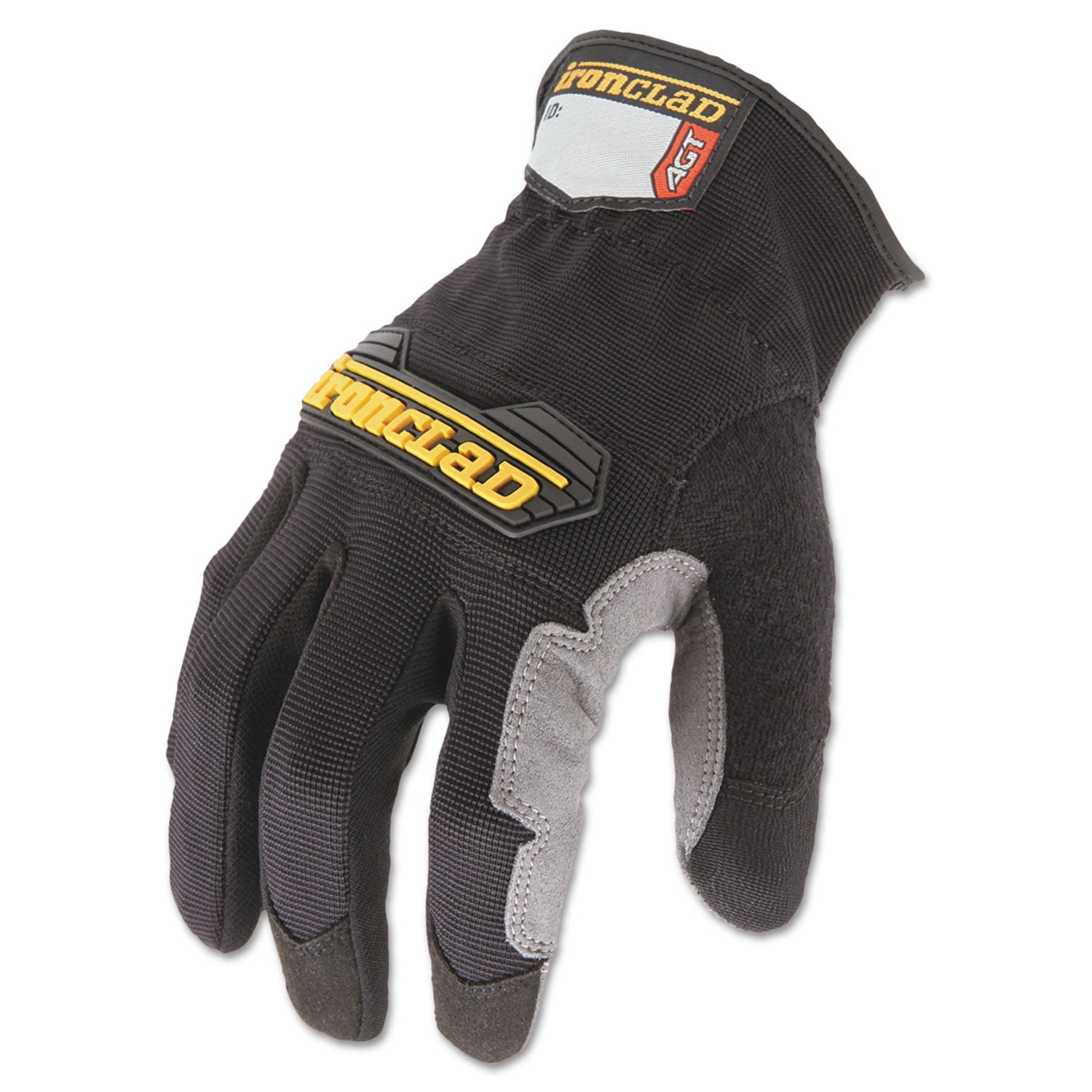 Ironclad  Black/Gray  Men's  Large  Synthetic Leather  Heavy Duty  Gloves 