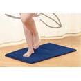 thumbnail image 3 of 1 Small Clara Clark Bath Mat Bathroom Rug - Absorbent Memory Foam Bath Rugs - Non-Slip, Thick, Cozy Velvet Feel Microfiber Bathrug, Plush Shower, Toilet- Floor Bathmats Carpet - Blue - 17"x24", 3 of 4