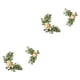 thumbnail image 2 of Yuarrent Letreros de boda de flores de imitación, buena textura, apariencia realista, exquisito umbral de puerta de pared hecho a mano, champán 2Conjunto, 2 of 6