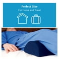 thumbnail image 6 of Carex Memory Foam Semi Roll Cushion and Bolster Pillow, Navy Blue, 1.6 lbs, 6 of 8