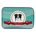 thumbnail image 1 of Carolines Treasures BB1551DDM Border Collie Merry Christmas Dish Drying Mat, 1 of 1