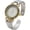 Tow-Tone, variant on Blekon Collections Women's Quartz 33mm Round Cut-Crystal Cuff Bangle Watch