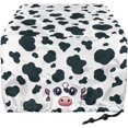thumbnail image 2 of Cartoon Cow Print Toaster Covers Universal 2 Slice Toaster Dust Cover Protector Toaster Cover Black White Bread Maker Oven Microwave Cover Home Kitchen Decoration, 2 of 7