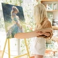 thumbnail image 5 of Yacona Gold Easel Stand for Sign, Heavy Duty Easel for Painting, Metal Poster Stand with Adjustable Chain, for Welcome Sign, Display, 5 of 6