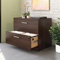 thumbnail image 4 of Pemberly Row Engineered Wood Lateral Filing Cabinet in Noble Elm/Brown, 4 of 9