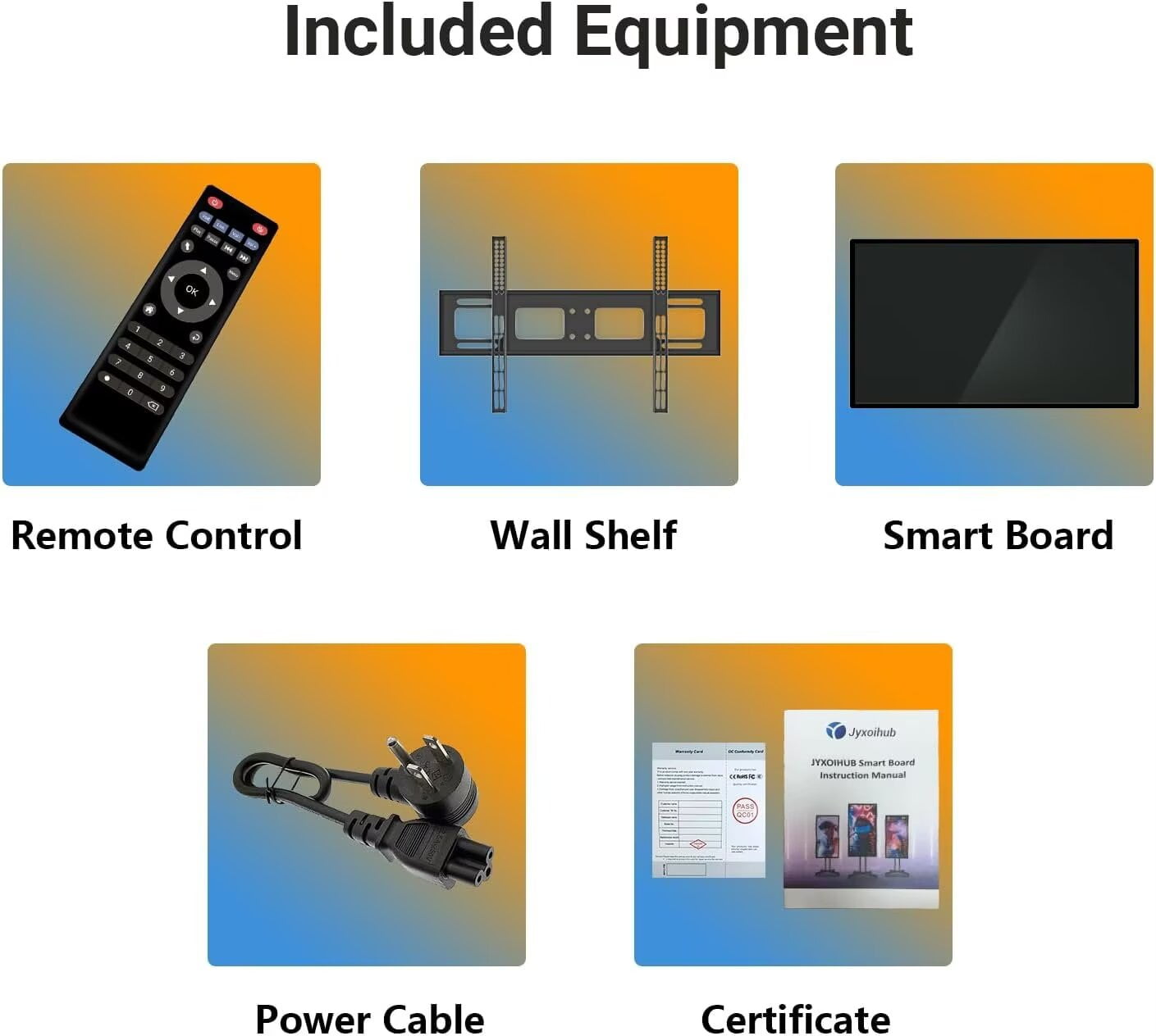 JYXCN 4K Smart Board 49 Inch Touch Screen, Upgrade Your Classroom & Office! All-in-One Computer with Dual System & Cloud Sharing for Education & Conferences​