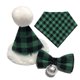 thumbnail image 1 of JANDEL - Juego de 3 pañuelos navideños para perro, gorro y pajarita, bufanda y baberos triangulares, disfraz navideño para perros pequeños, medianos y grandes, gatos, 1 of 8