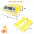 thumbnail image 2 of Incubadora de 48 Huevos HHD Eclosionador de Huevos con Giro Automático, 2 of 8