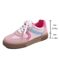 thumbnail image 7 of Womens Sneakers, Walking Shoes Women, Sneakers for Women, Womens Walking Shoes, Women Fashion Retro Casual Tennis Sneakers Lightweight Comfort Walking Footwear Anti Slip Lifestyle Trainers, Pink 6, 7 of 7