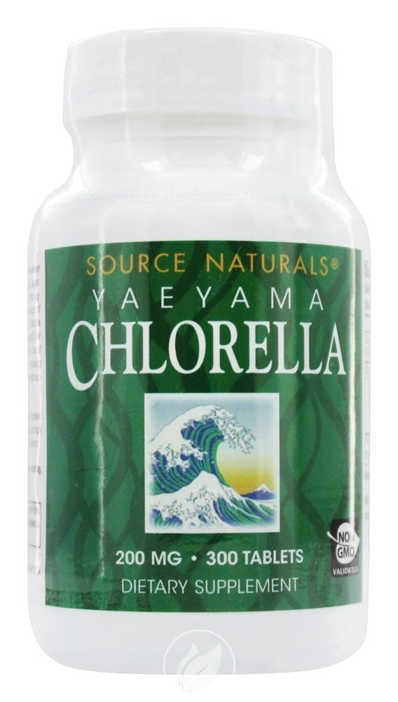 (2 Pack) Source Naturals Yaeyama Chlorella 200Mg 300T